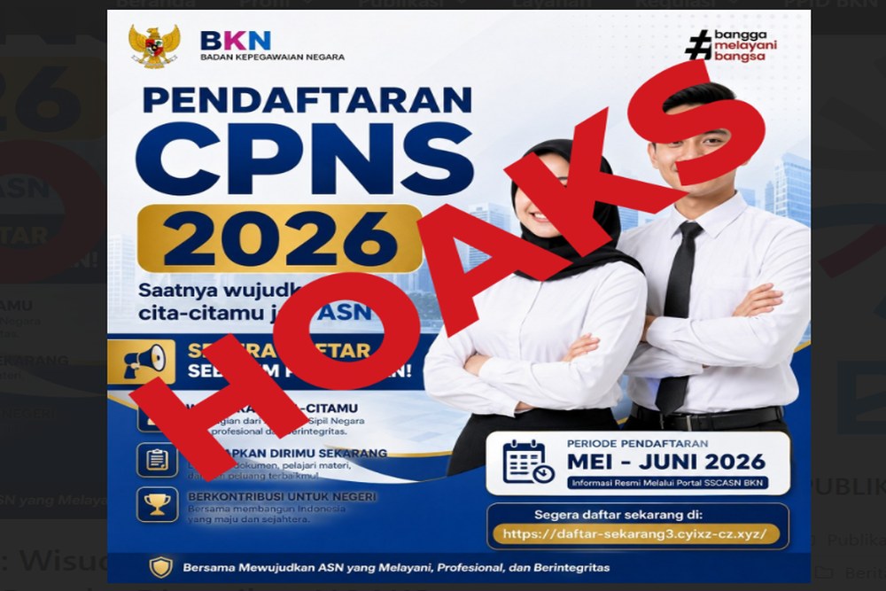 poster cpns 2026 yang dipastikan hoax