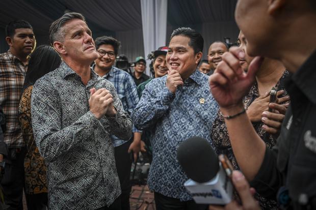 Menpora dan pelatih Timnas Indonesia bertemu Presiden Prabowo di Hambalang