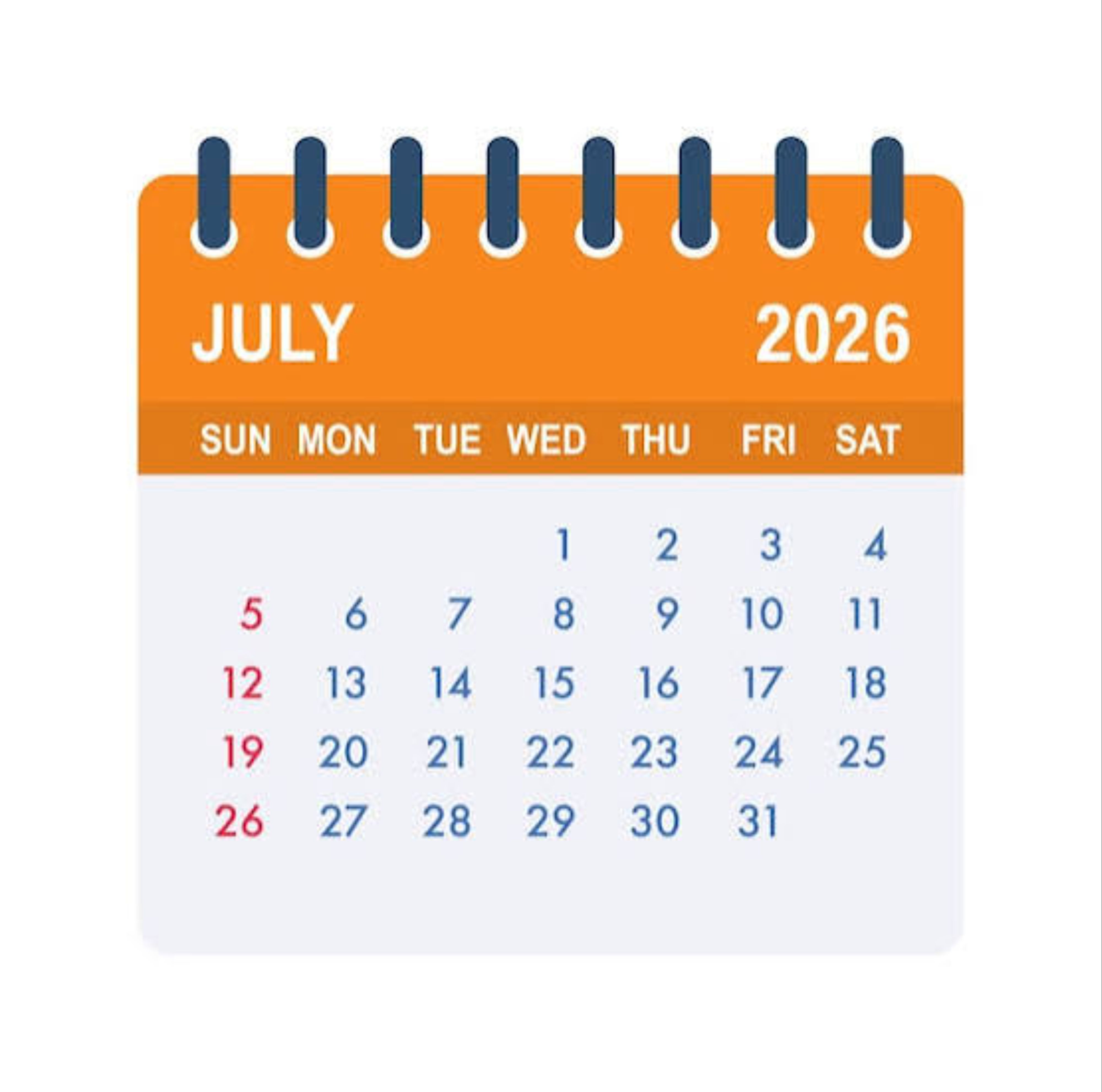 Kalender Hijriah Juli 2026
