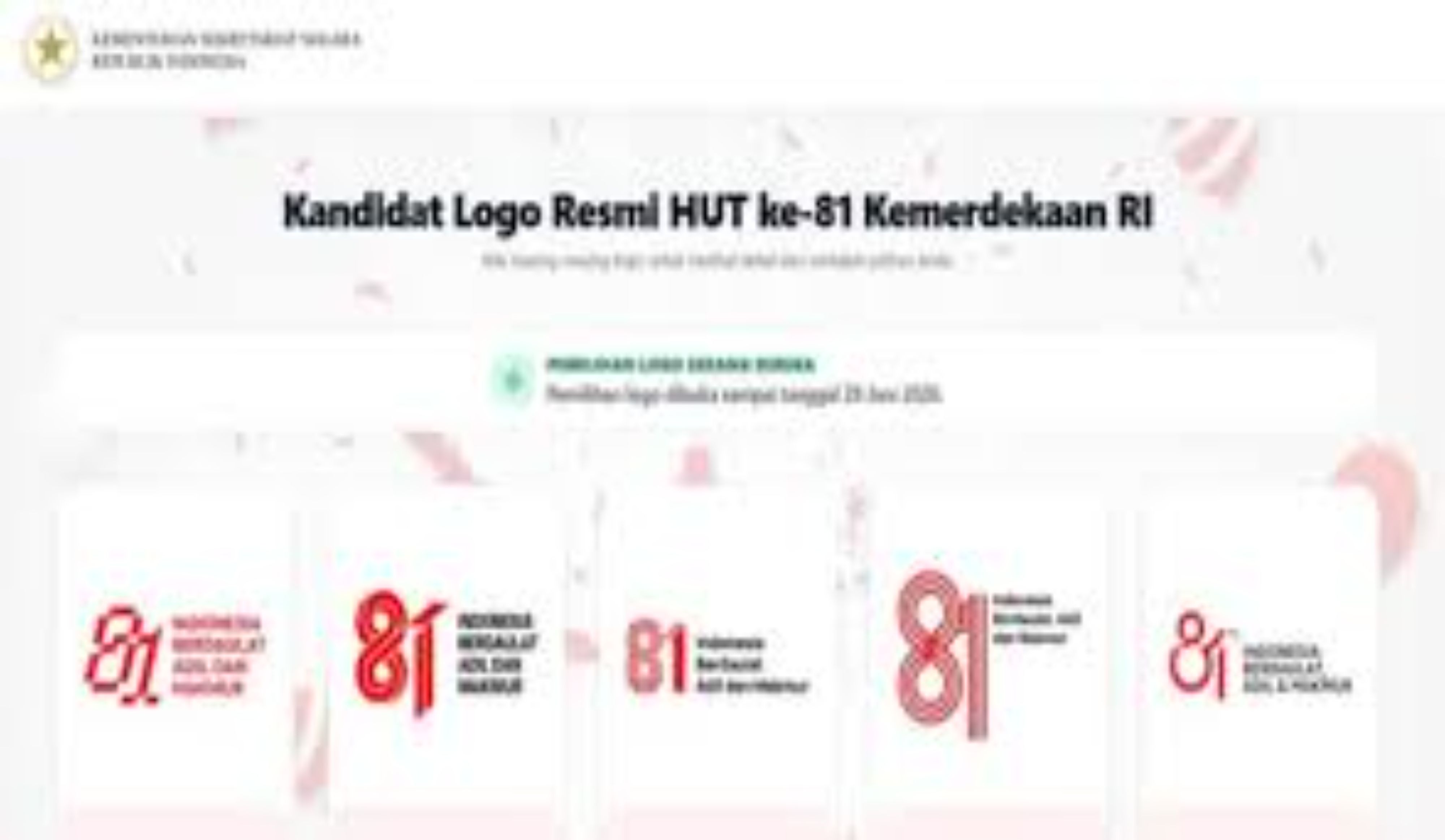 Cara Polling Logo HUT RI ke-81