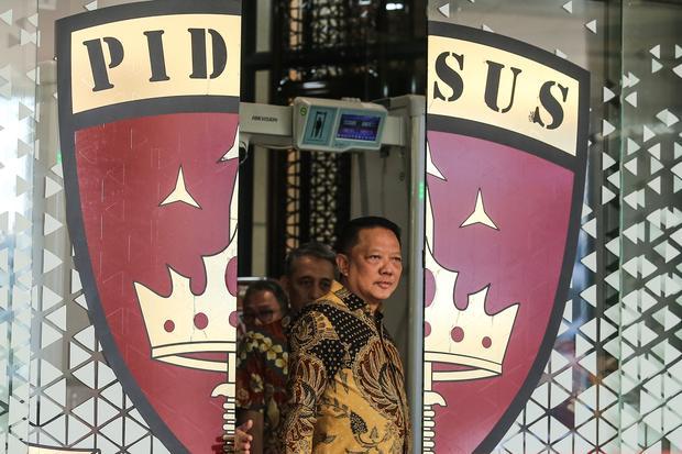 Konferensi pers Jampidsus Febrie Adriansyah