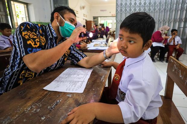 Cek Kesehatan Gratis di Sekolah Kota Kediri