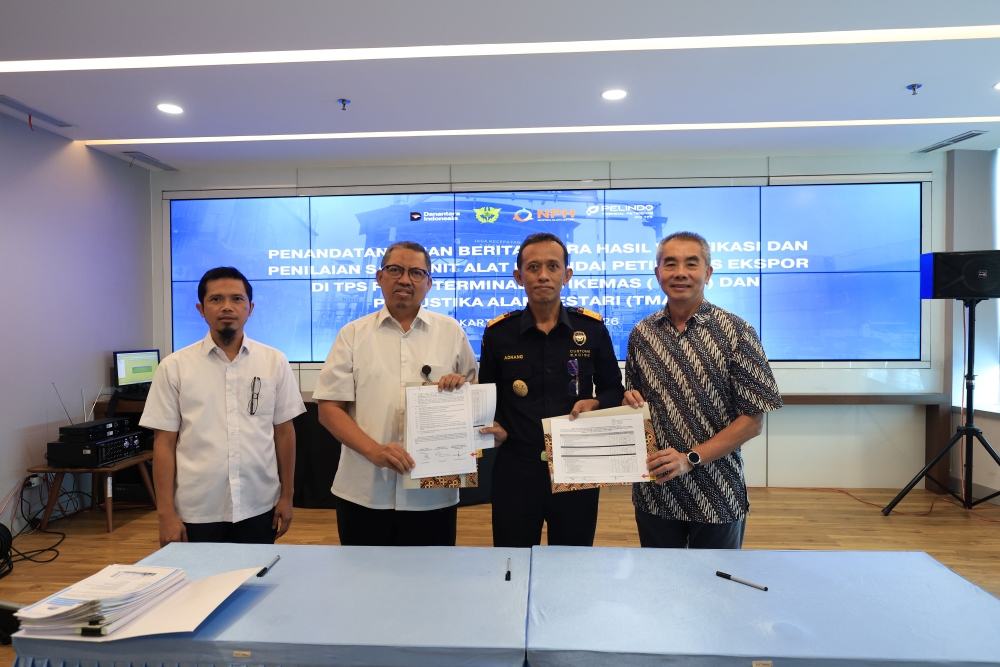 Peresmian pemindai peti kemas di IPC Terminal Petikemas (Terminal 3) Pelabuhan Tanjung Priok