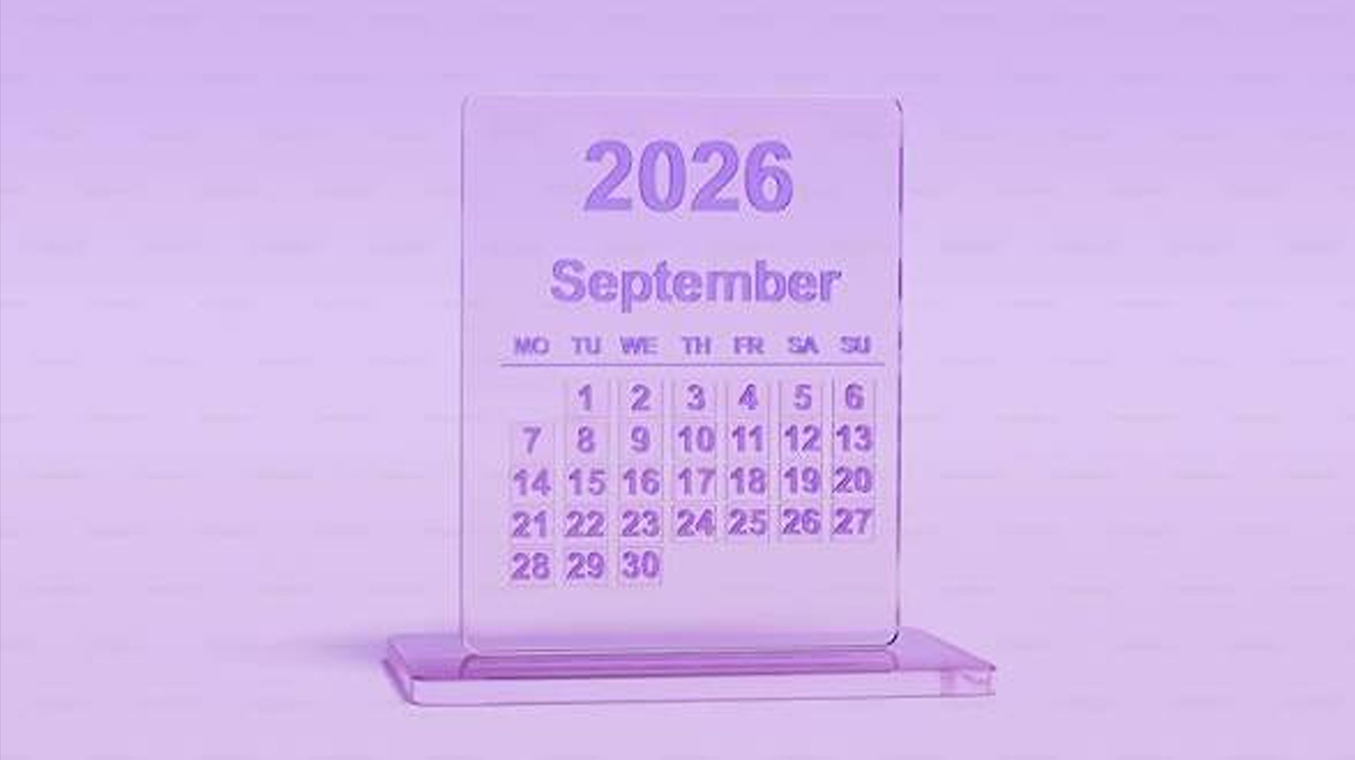 Kalender September 2026