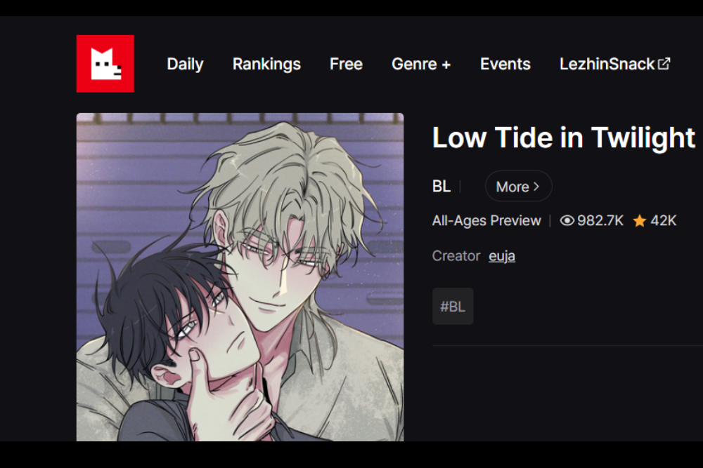 Manhwa Low Tide in Twilight