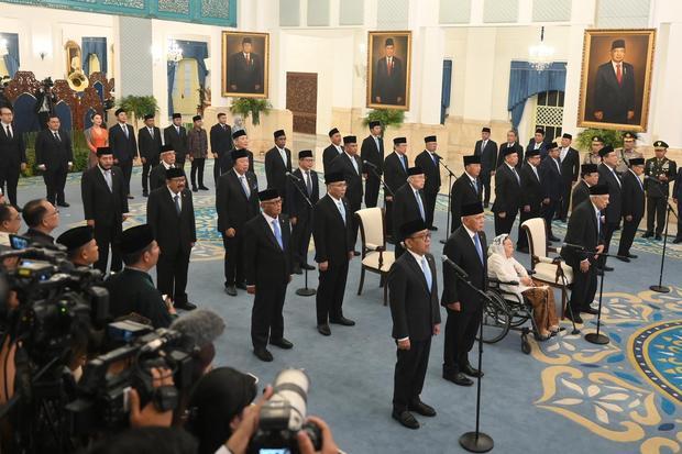 Presiden Prabowo lantik Wantimpres di Istana Negara