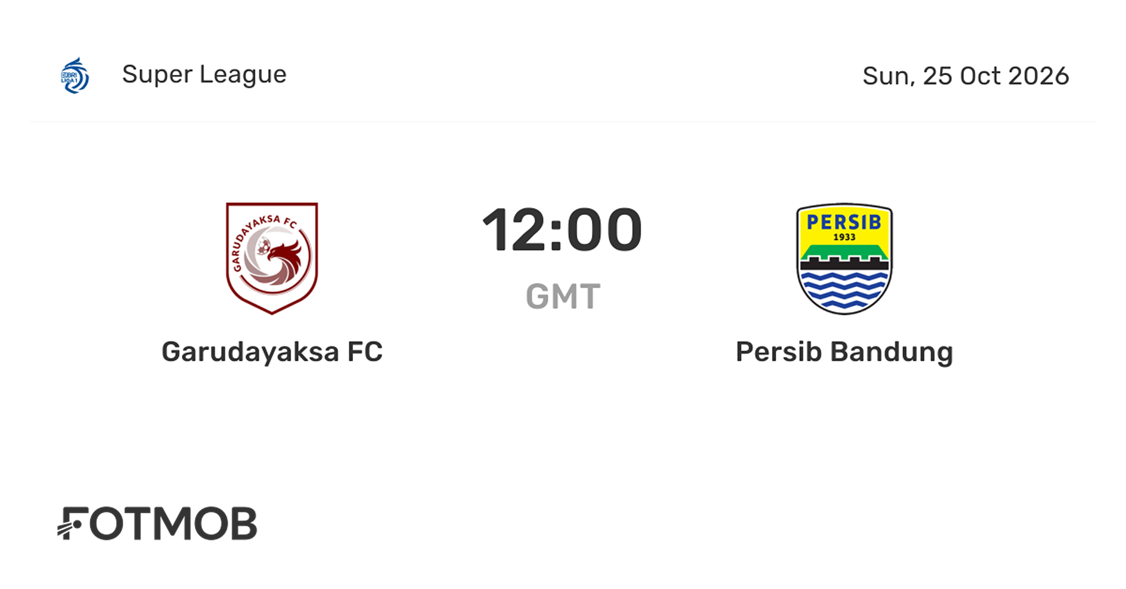 Garudayaksa FC vs Persib Bandung