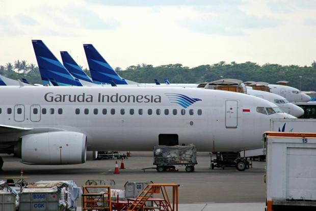 Garuda Indonesia hanya mengoperasikan 53 pesawat atau hanya 37% dari total 142 armada yang tersedia.