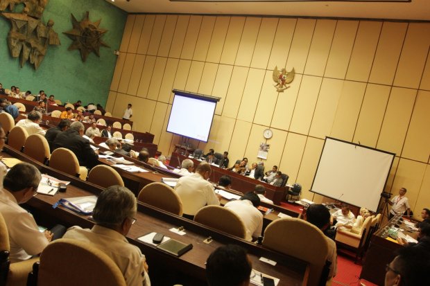 Ilustrasi, rapat kerja Dewan Perwakilan Rakyat (DPR). DPR menyetujui anggaran Kementerian Keuangan 2021 sebesar Rp 42,37 triliun.