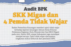 Audit BPK: SKK dan 4 Pemda Tidak Wajar