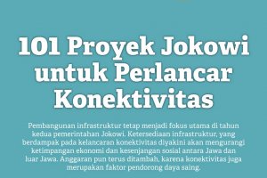 101 Proyek Jokowi untuk Perlancar Konektivitas