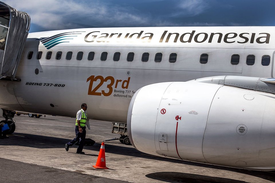 Garuda Indonesia, harga sewa pesawat mahal, bombardier tak terpakai