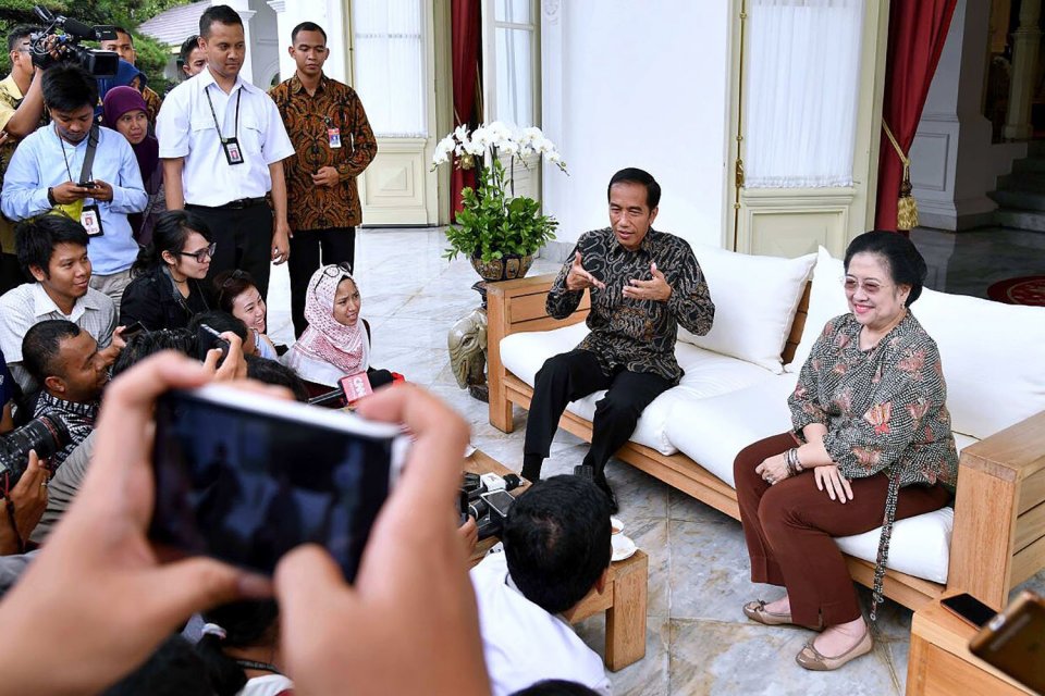 pertemuan Jokowi, Prabowo dan Megawati