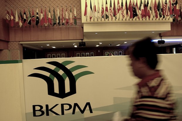 Ilustrasi, logo Badan Koordinasi Penanaman Modal (BKPM). BKPM mencatat adanya lonjakan pengajuan izin bidang kesehatan sebelum pandemi corona.