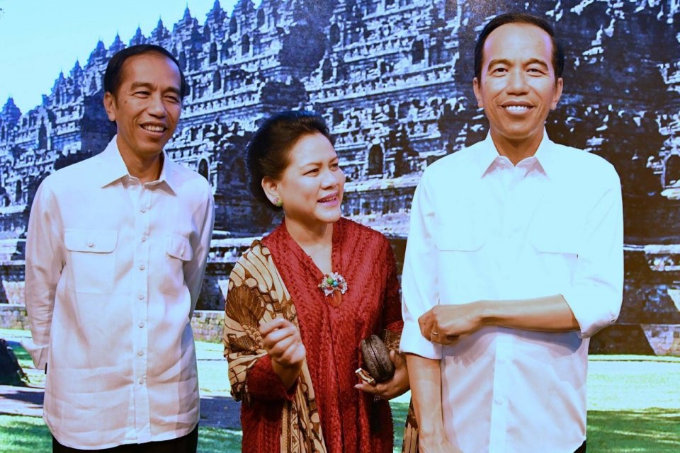 Patung lilin Jokowi