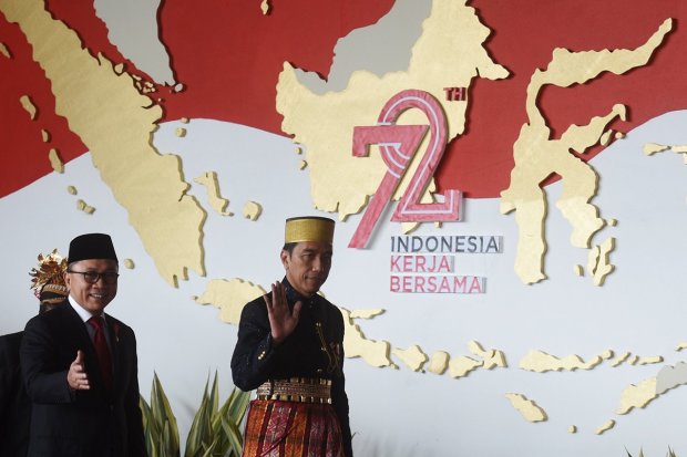 Jokowi Di DPR/MPR