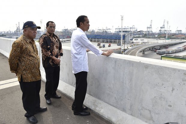 Jokowi Tol Akses Tanjung Priok