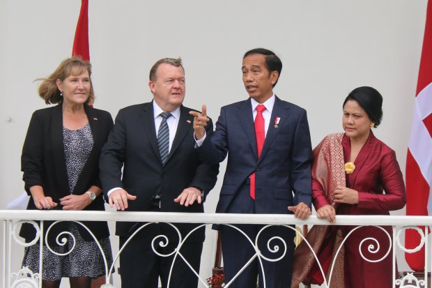 Jokowi dan PM Denmark Rasmussen