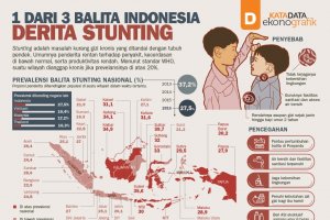 1 Dari 3 Balita Indonesia Derita Stunting
