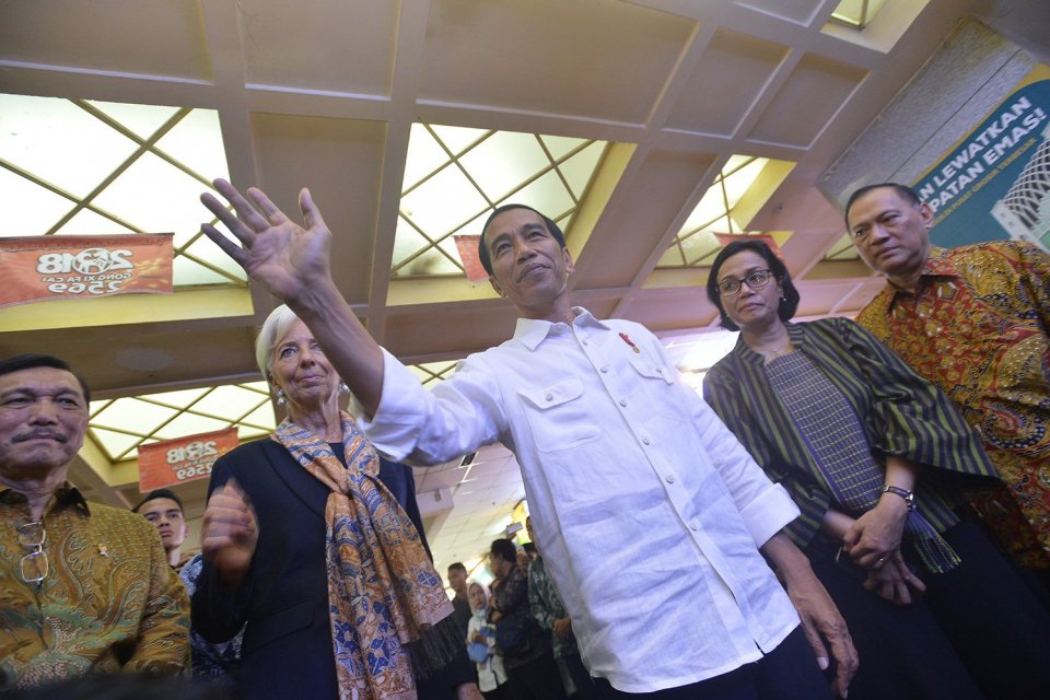 Jokowi dan Christine Lagard