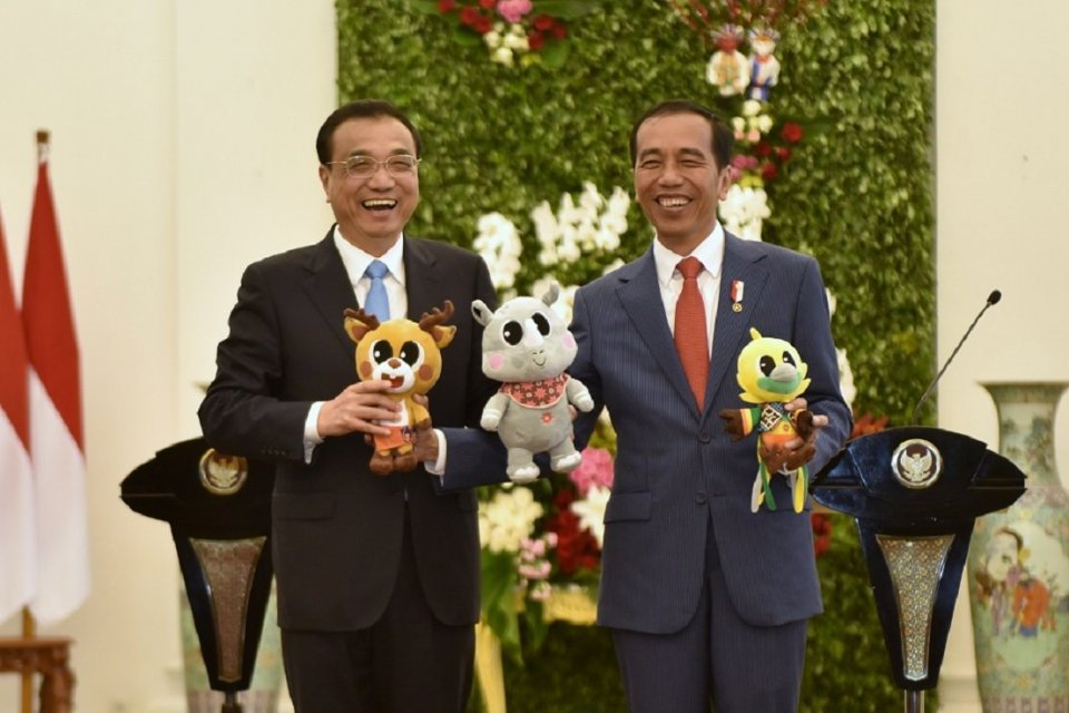 Presiden Jokowi dan PM RRT Li Keqiang