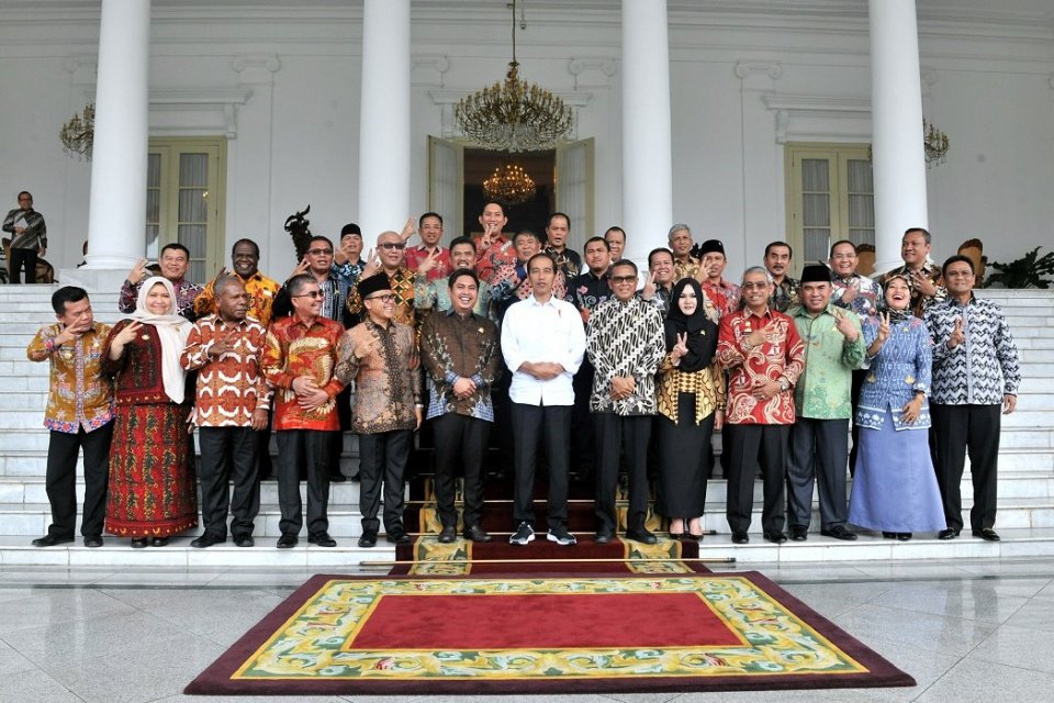 Presiden Jokowi Bertemu Bupati Seluruh Indonesia