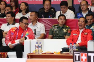 Asian Games - Jokowi dan Menpora