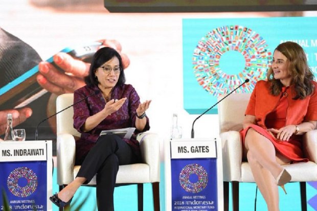 Sri Mulyani Bertemu Melinda Gates Bahas Dukungan ke Biofarma