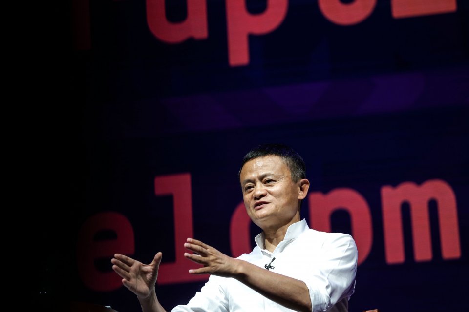 Jack Ma selaku pendiri sekaligus IPO Chairman Eksekutif dari Alibaba Group, perusahaan e-commerce terbesar di Tiongkok mengisi acara Gelaran International Monetary Fund - World Bank (IMF-WB) 2018 di Nusa Dua Bali. (12/10). Jack MA mengatakan 30 tahun lalu