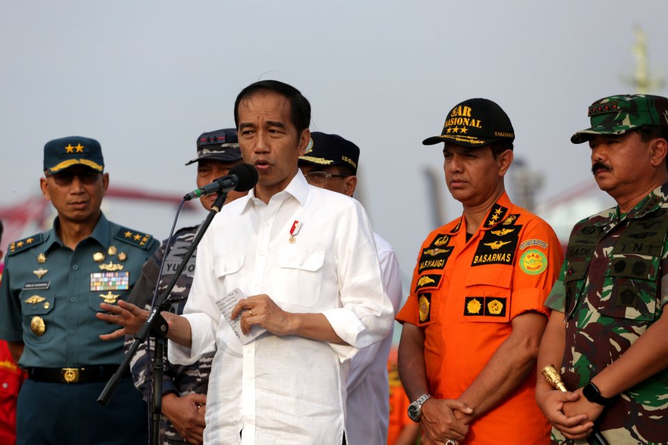 Jokowi di JICT