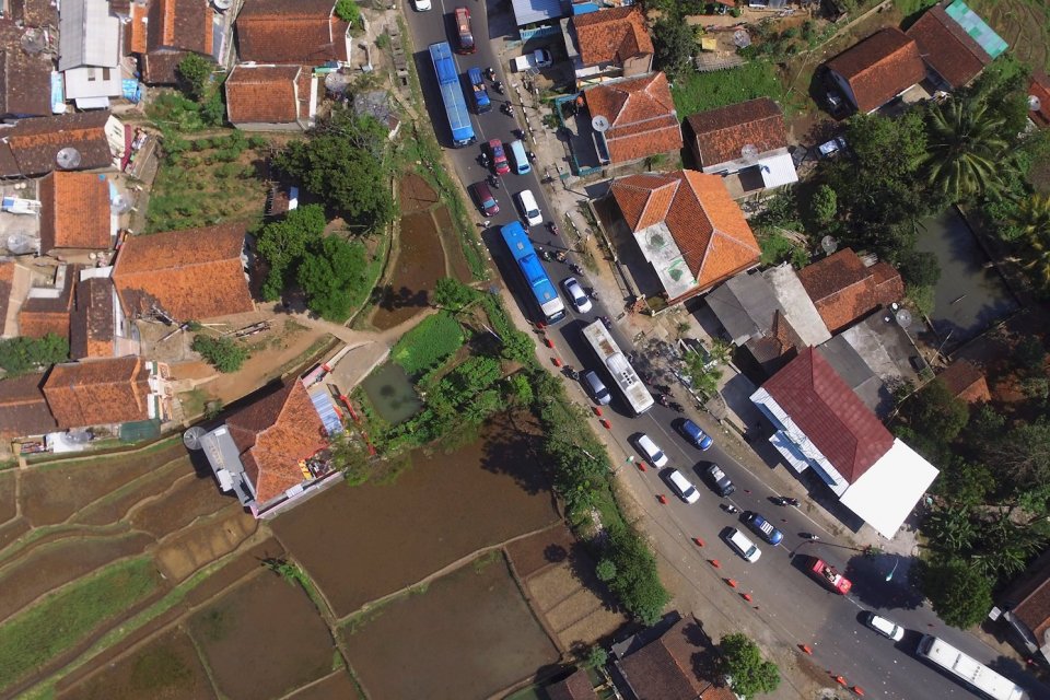 Kemacetan di jalur Nagreg, Jawa Barat