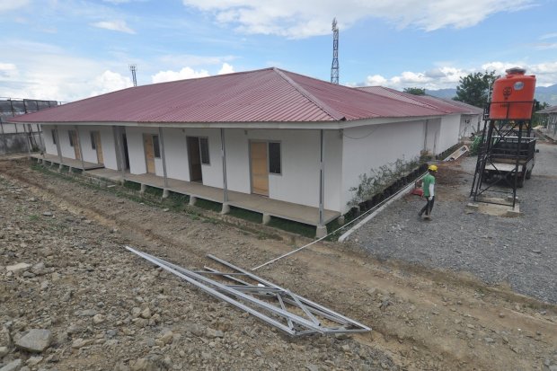 Hunian sementara di Palu, Sulawesi Tengah