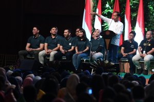 Presiden Jokowi di Green Fest 2019