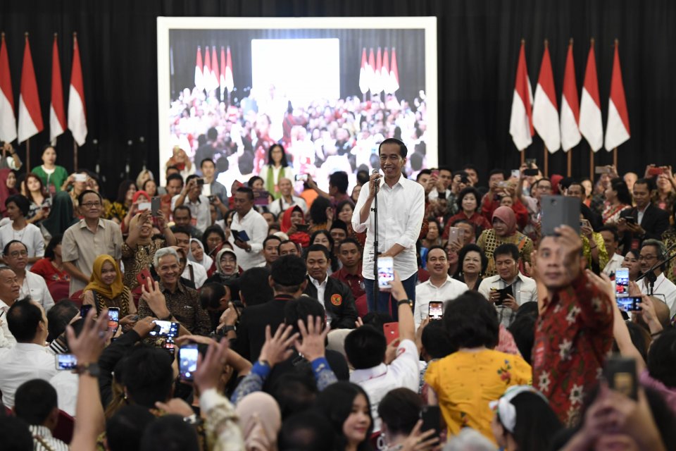 Presiden Joko Widodo di Semarang