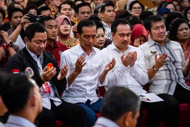 Calon Presiden nomor urut 01 Joko Widodo di Semarang