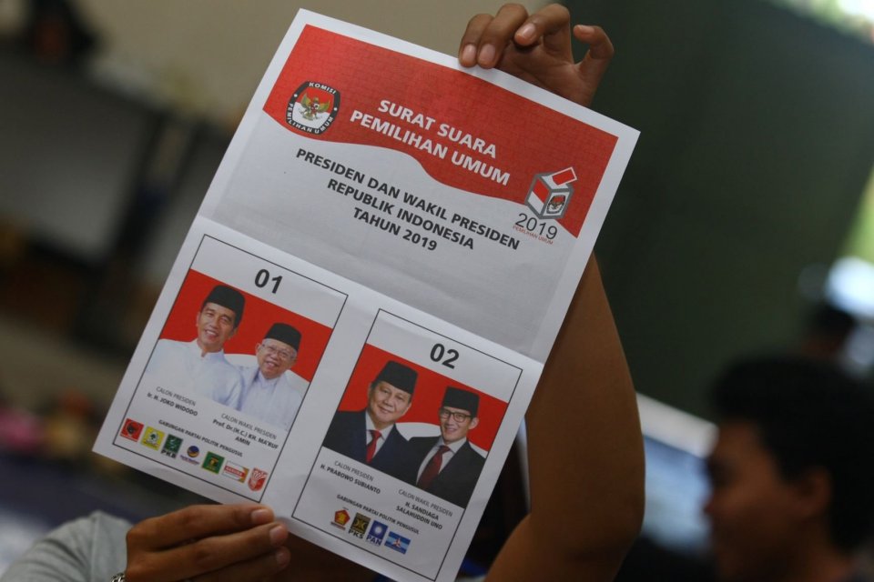 Pilpres 2019, KPU, Jokowi-Ma'ruf, Prabowo-Sandiaga