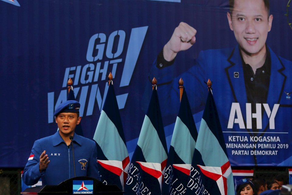 Komandan Komando Satuan Tugas Bersama (Kogasma) Pemenangan Pemilu Agus Harimurti Yudhoyono (AHY) 