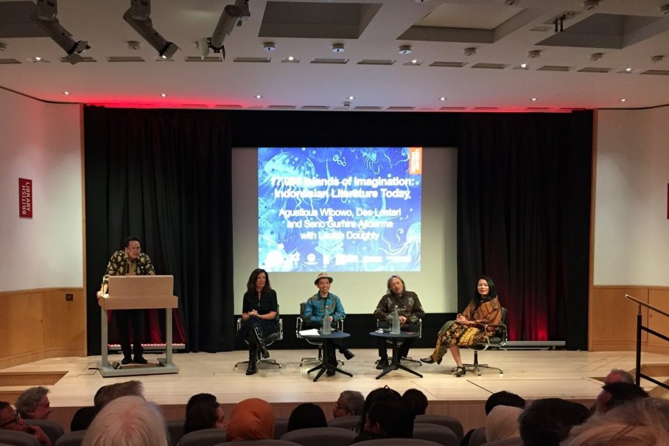 Suasana diskusi dalam London Book Fair, Senin (11/3/2019)