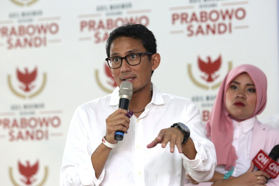tagar terpopuler Pemilu 2019, Twitter, Nicholas Saputra, Sandiaga Uno, Jokowi, Prabowo, menang hitung cepat, quick count