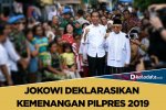 jokowi deklarasikan kemenangan pilpres 2019