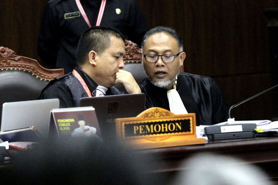 BPN Prabowo-Sandiaga, Jokowi-Ma'ruf, sidang sengketa PIlpres 2019, MK