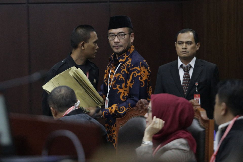Tim Kuasa Hukum Prabowo-Sandiaga, KPU, Hasyim, MK