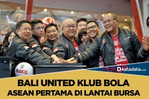 Bali United di Lantai Bursa
