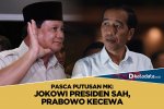 Putusan MK, Jokowi Presiden, Prabowo Kecewa