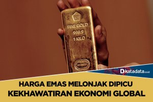Harga emas naik dipicu kekhawatiran ekonomi global