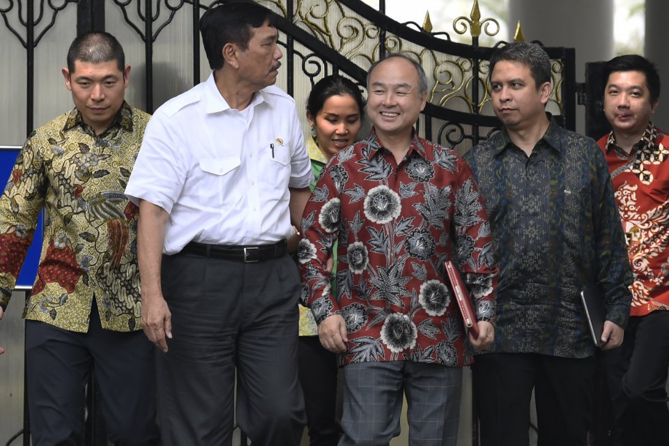 Pendiri Softbank Masayoshi Son, bos Softbank temui Jokowi, Tokopedia, Grab, unicorn
