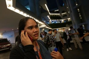 Kepanikan Akibat Gempa Jakarta
