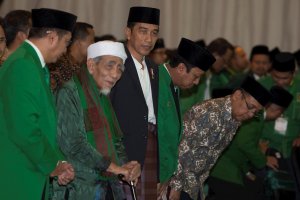 Mbah Moen di Rakernas PPP