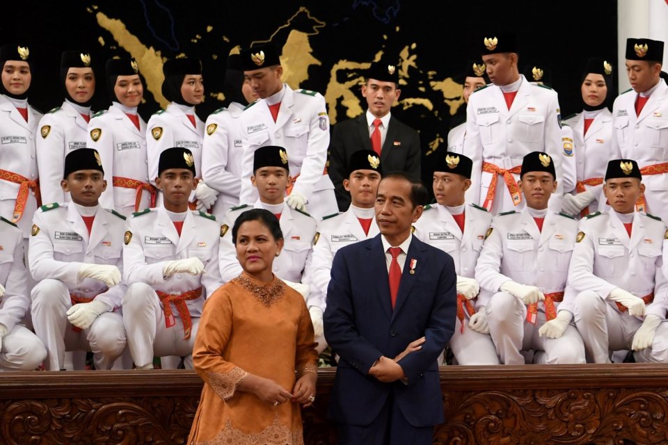 Jokowi, Upacara 17 Agustus di Istana