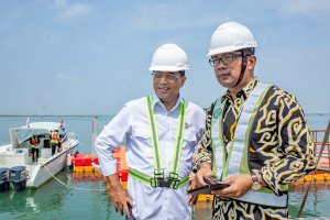 Kunjungan Menteri Perhubungan di Pelabuhan Patimban